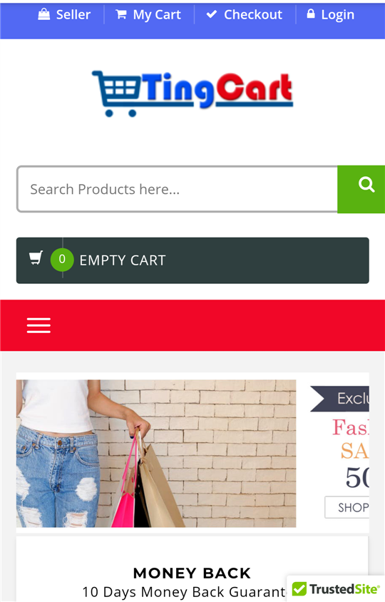 Tingcart (Fashion E-commerce platform, Android & iOS Apps and Website)